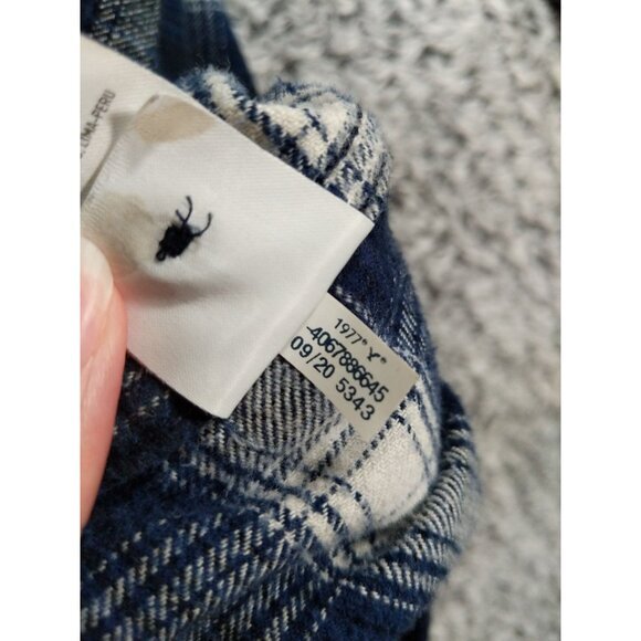 AMERICAN EAGLE Super Soft Jacket Shacket Womens SZ L Boyfriend‎ Plaid Grunge - Picture 10 of 11